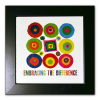 Framed Circles and Square image. "Embracing the Difference®"