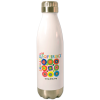 White water bottle with DRTC's Embracing the Difference® logo.