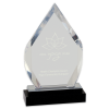 Sample engraving of Fusion Diamond Impress Acrylic award.