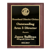 Sample engraving of a Simulated Cherry Plaque.